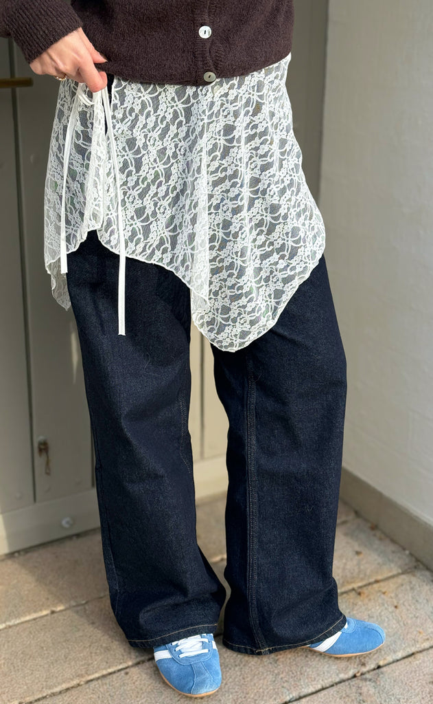 Say INA Copenhagen Tørklæde / Nederdel - Cecilia Big Triangle - White