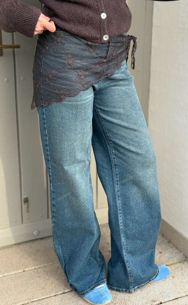 Say INA Copenhagen Tørklæde / Nederdel - Clara - Dark Brown