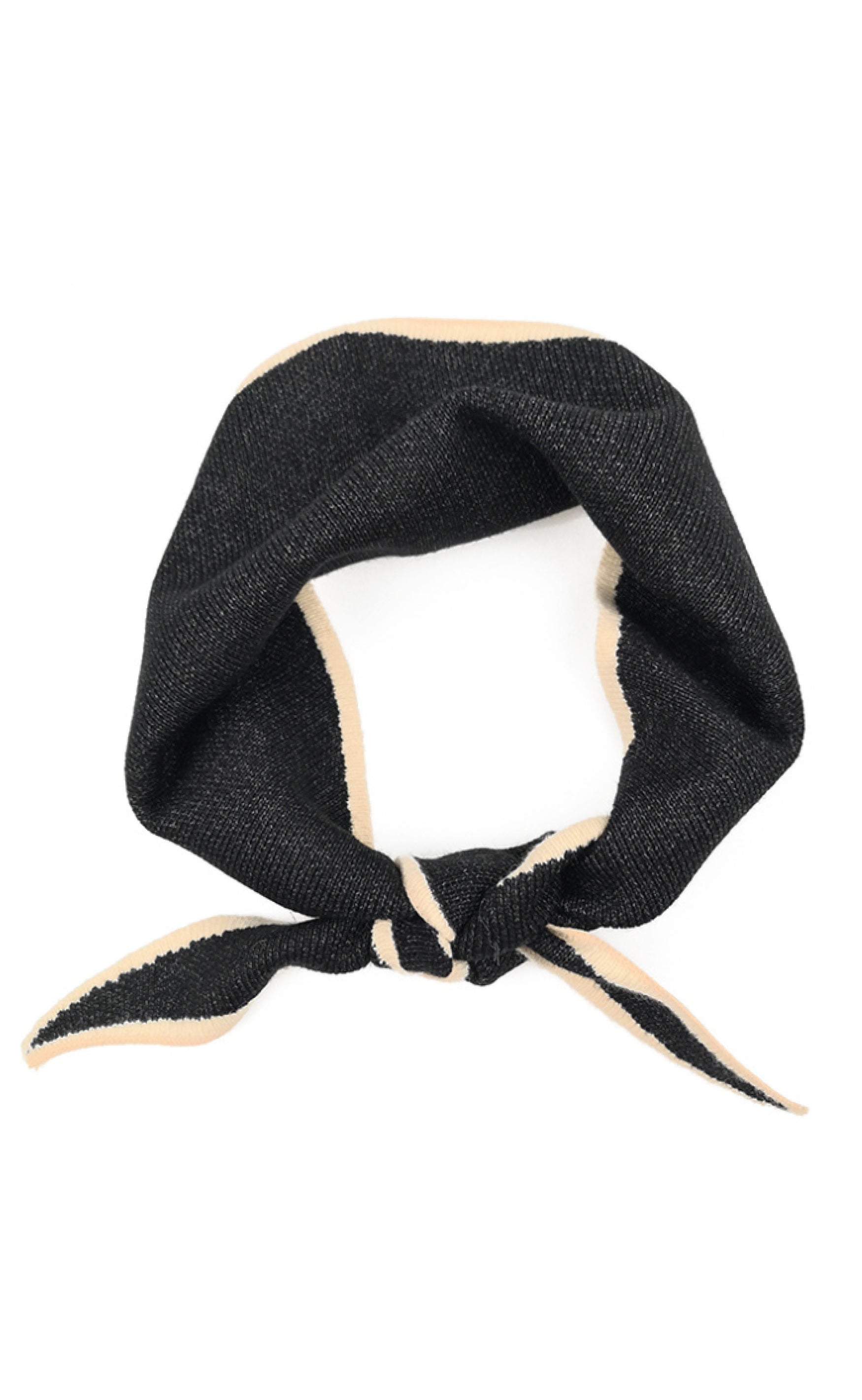 Say INA Copenhagen Tørklæde - Paris Triangle - Black / Beige