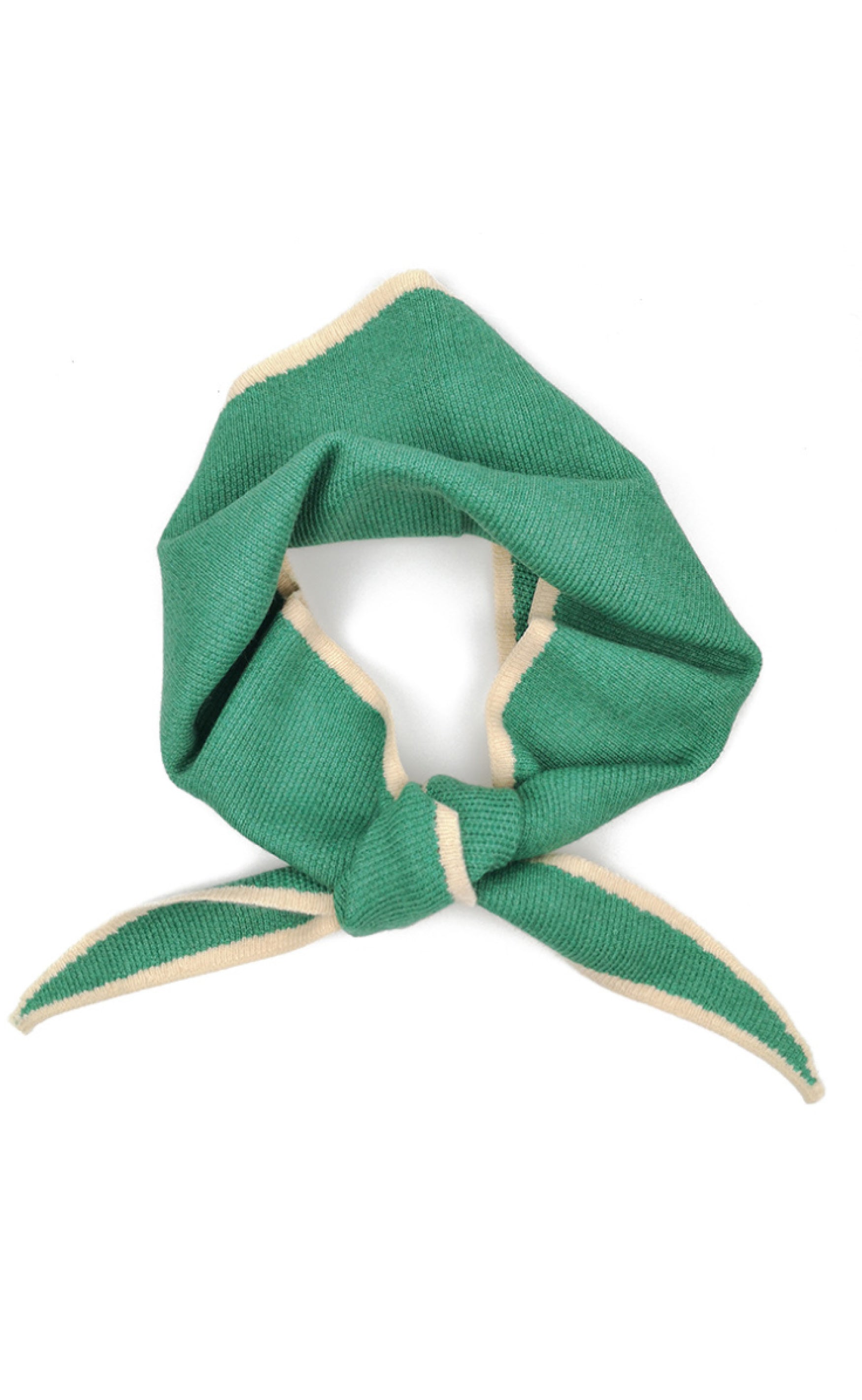 Say INA Copenhagen Tørklæde - Paris Triangle - Green / Beige