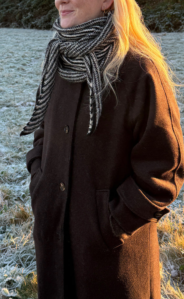 Say INA Copenhagen Tørklæde - Sophie - Black Striped