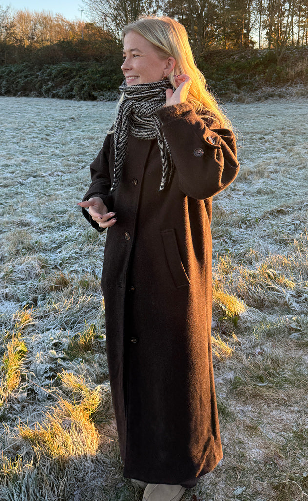 Say INA Copenhagen Tørklæde - Sophie - Black Striped