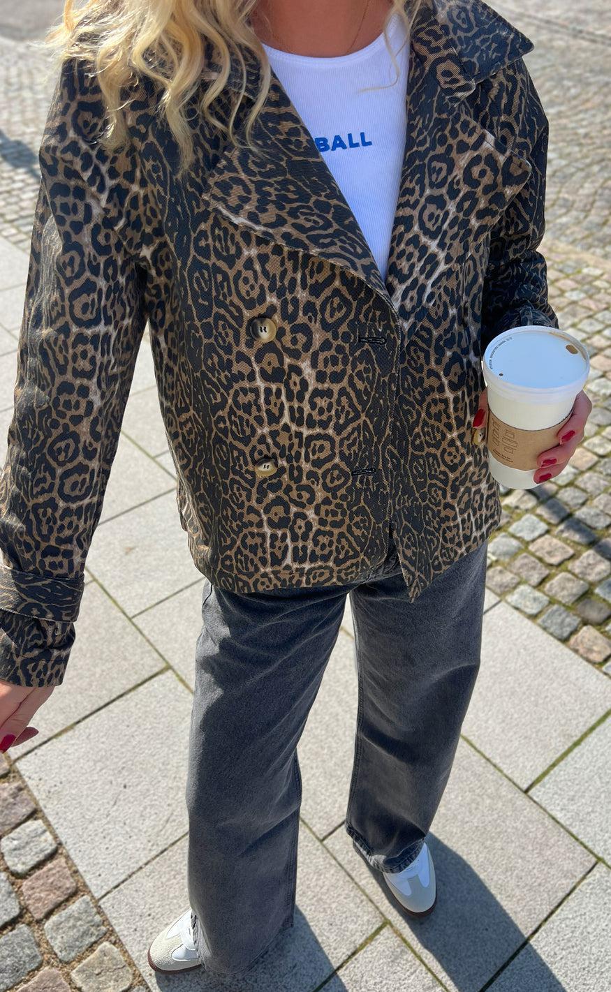 Say INA Copenhagen Trenchcoat / Jakke - Sally - Leopard