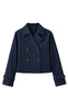 Say INA Copenhagen Trenchcoat - Laura Short - Navy Blue