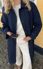 Say INA Copenhagen Trenchcoat - Louisa Long - Navy Blue