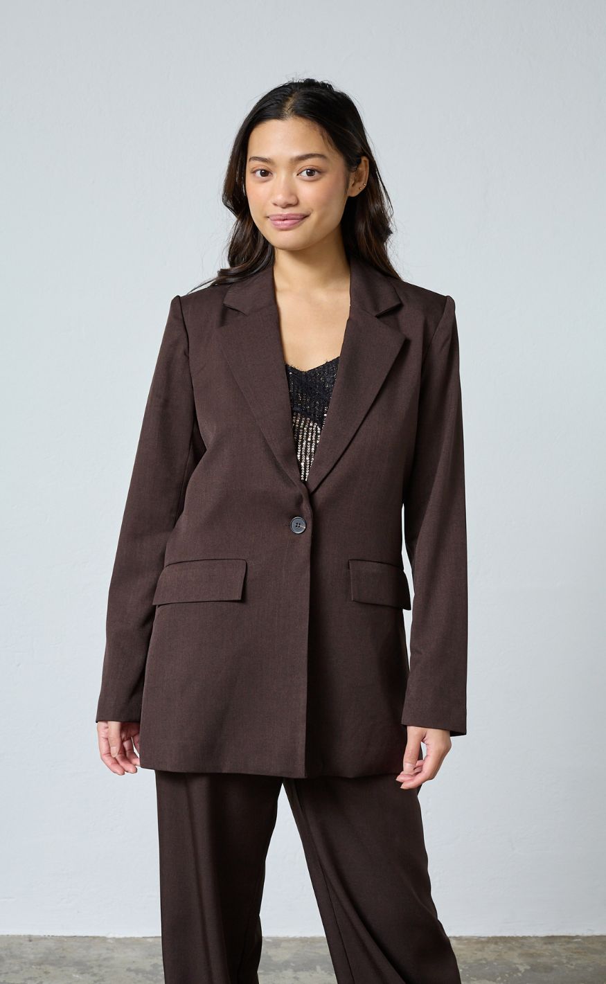 Sisters Point Blazer - VIKSA-BL - Mocca