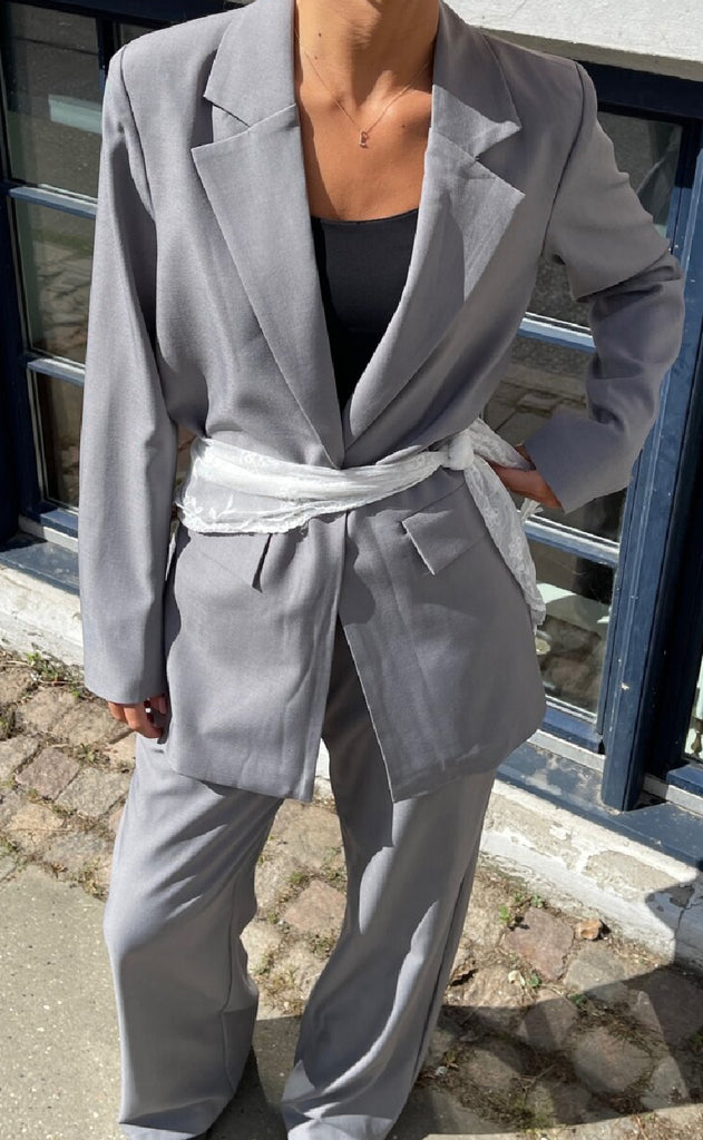 Sisters Point Blazer - Viksa-BL - Grey Mel.