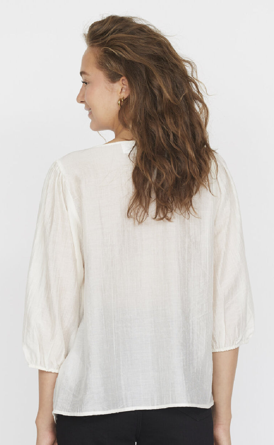 Sisters Point Bluse - Esco-MS - Cream/Black