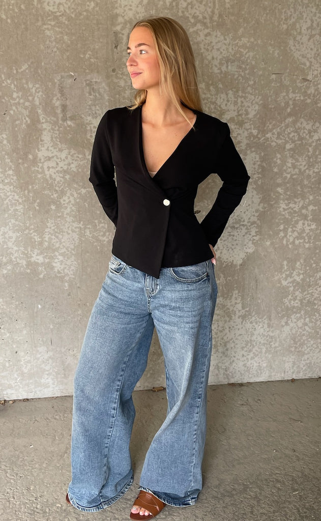 Sisters Point Bluse - Gevela LS - Black