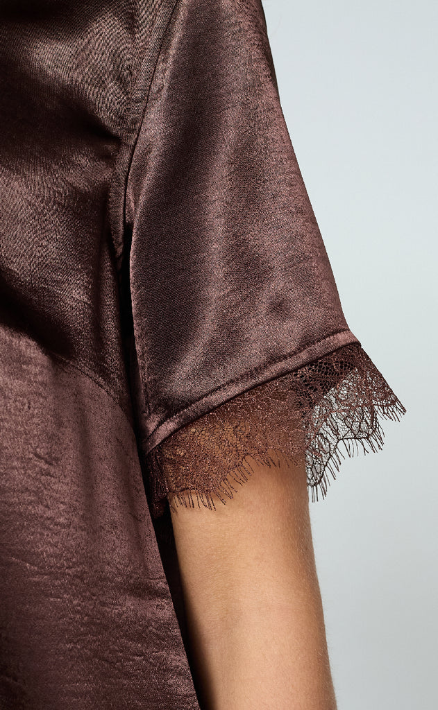 Sisters Point Bluse - Gevo-SS - Brown