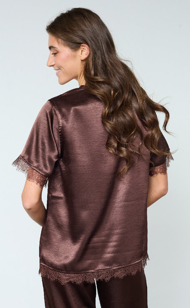 Sisters Point Bluse - Gevo-SS - Brown