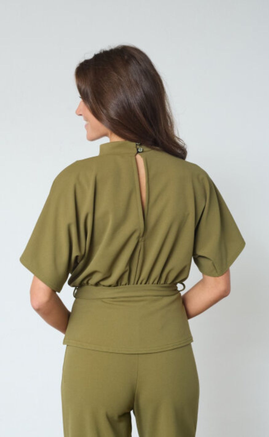 Sisters Point Bluse - Girl-Top6 - Martini Olive