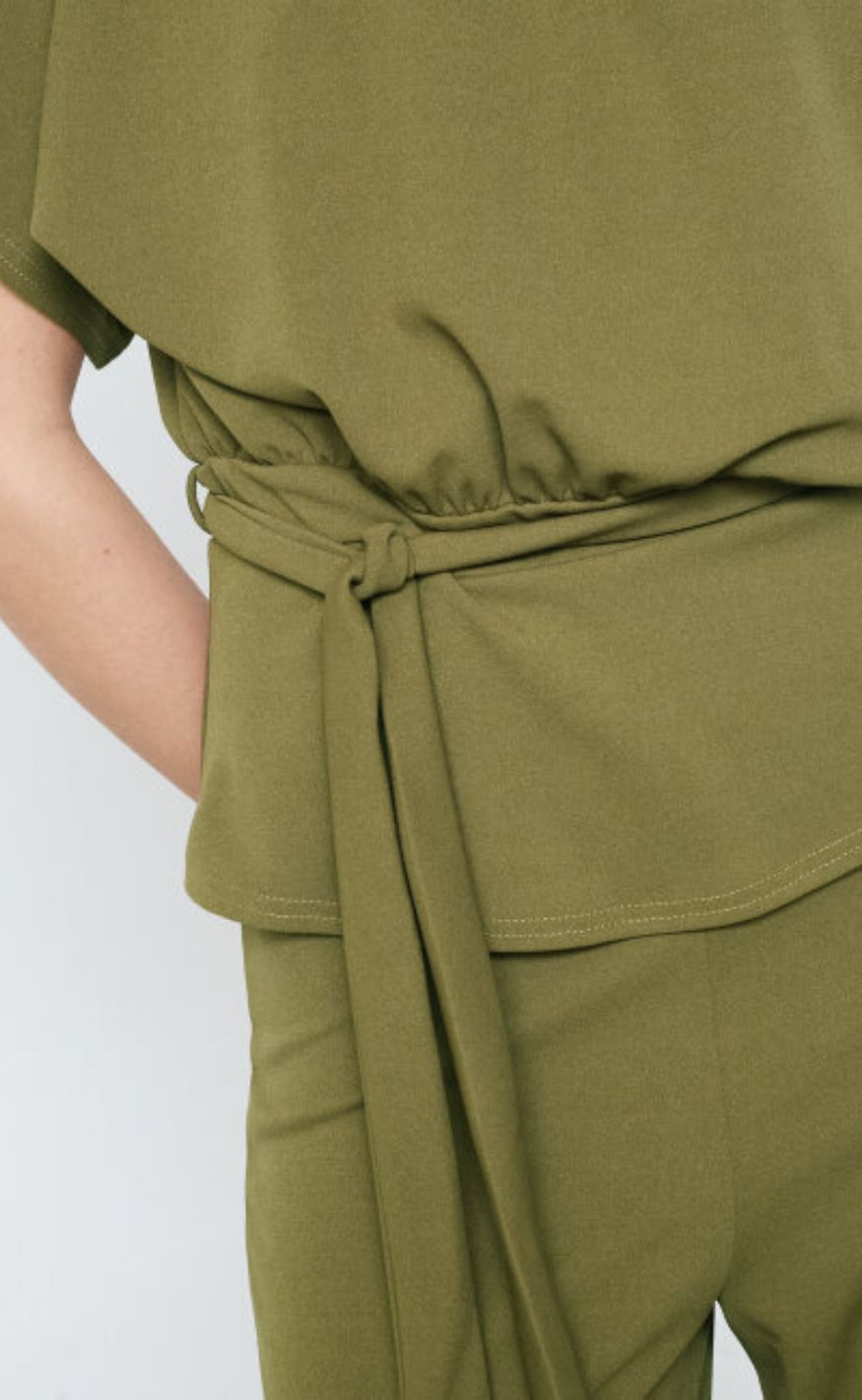 Sisters Point Bluse - Girl-Top6 - Martini Olive