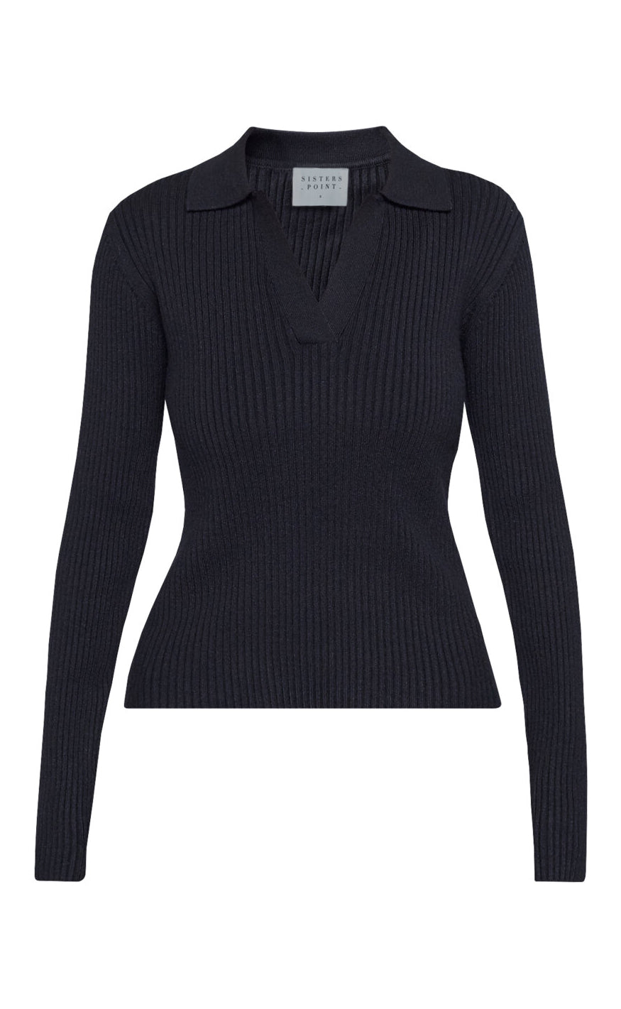 Sisters Point Bluse - Hilea-PU - Black