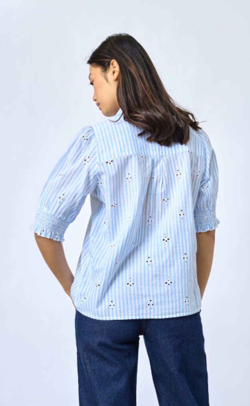 Sisters Point Bluse - Isola - Blue Stripes