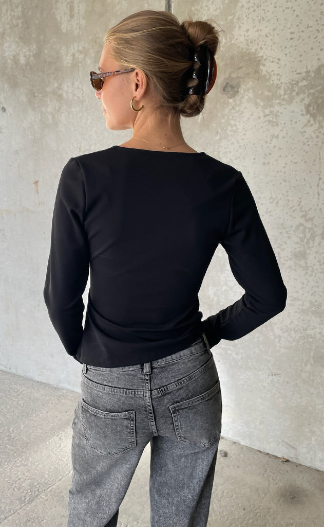 Sisters Point Bluse - Kevela-TOP - Black