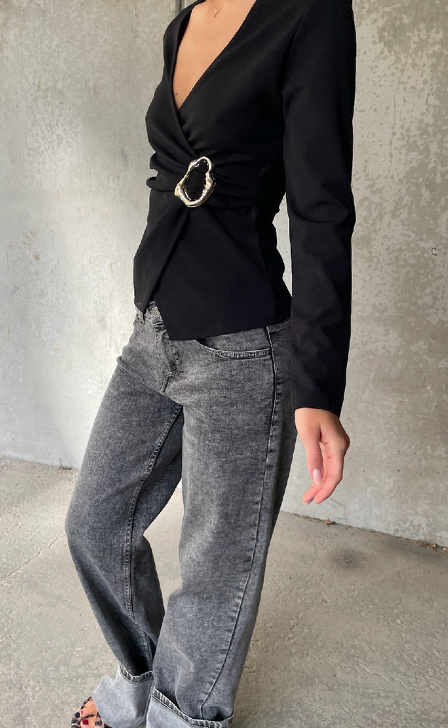 Sisters Point Bluse - Kevela-TOP - Black