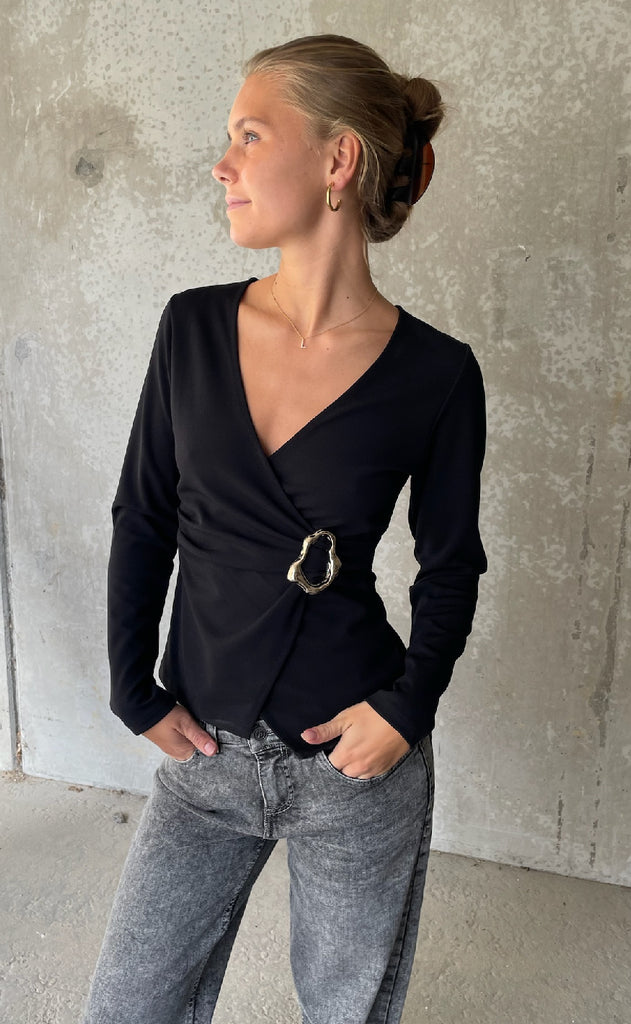 Sisters Point Bluse - Kevela-TOP - Black