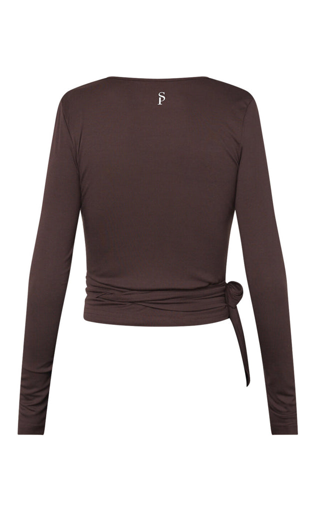 Sisters Point Bluse - Lay-WRAP - D. Brown