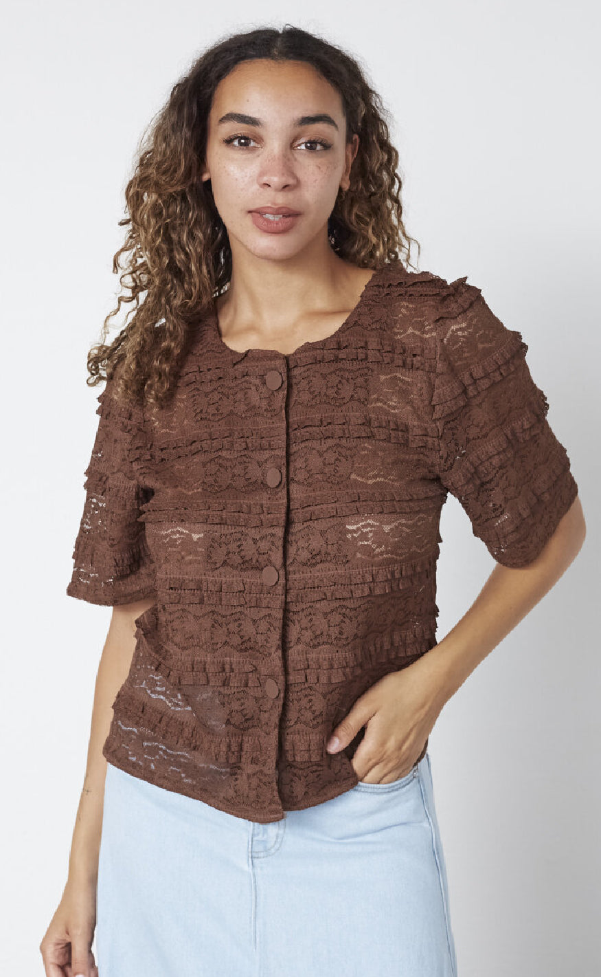 Sisters Point Bluse - Nan-TOP - Brown