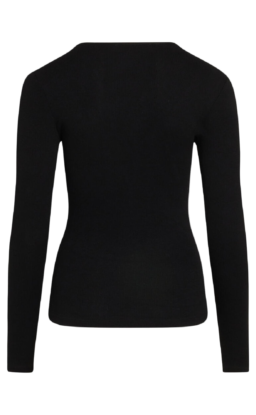 Sisters Point Bluse - Pansy-LS - Black