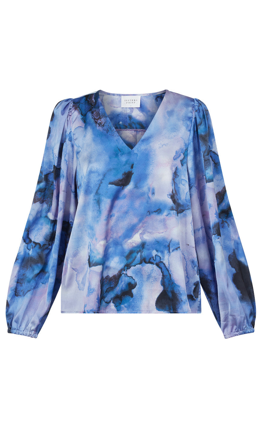 Sisters Point Bluse - Ventia-V.LS5 - Blue Marble