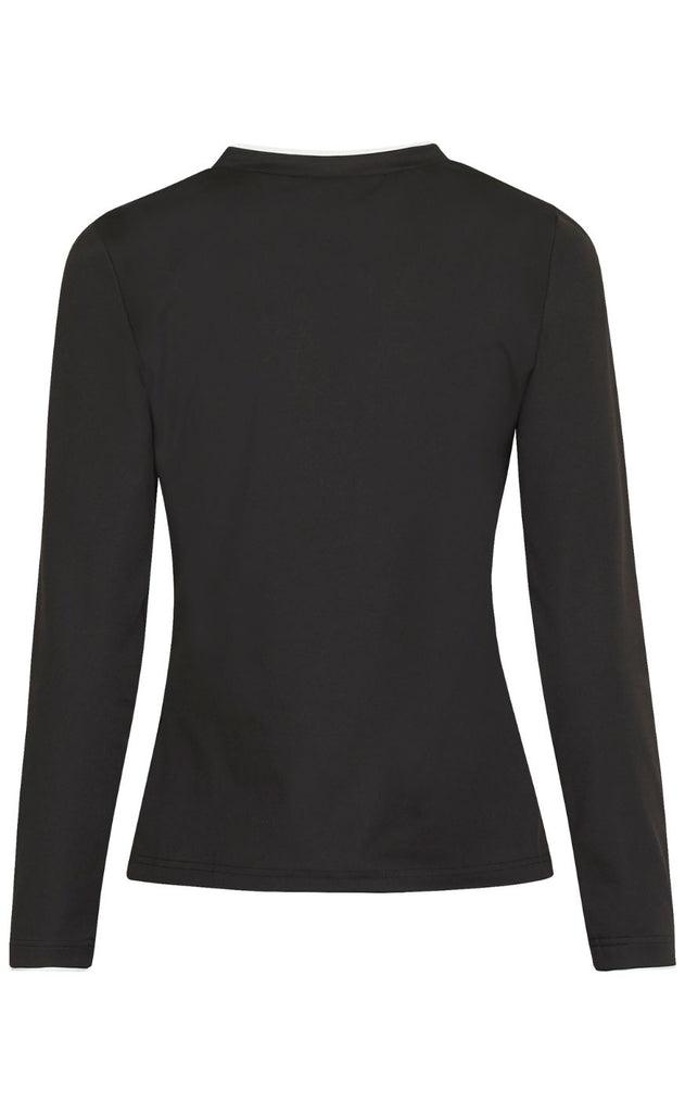 Sisters Point Bluse - Viu-LS - Black/White