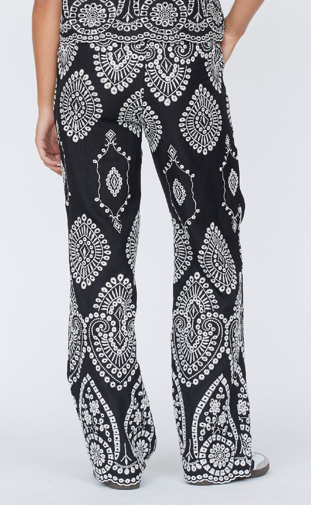 Sisters Point Bukser - Gada-SH46 - Black/Cream