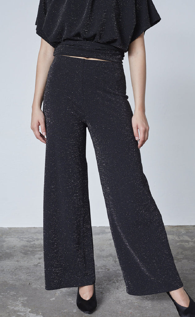 Sisters Point Bukser - Glut-PA5 - Black/Silver