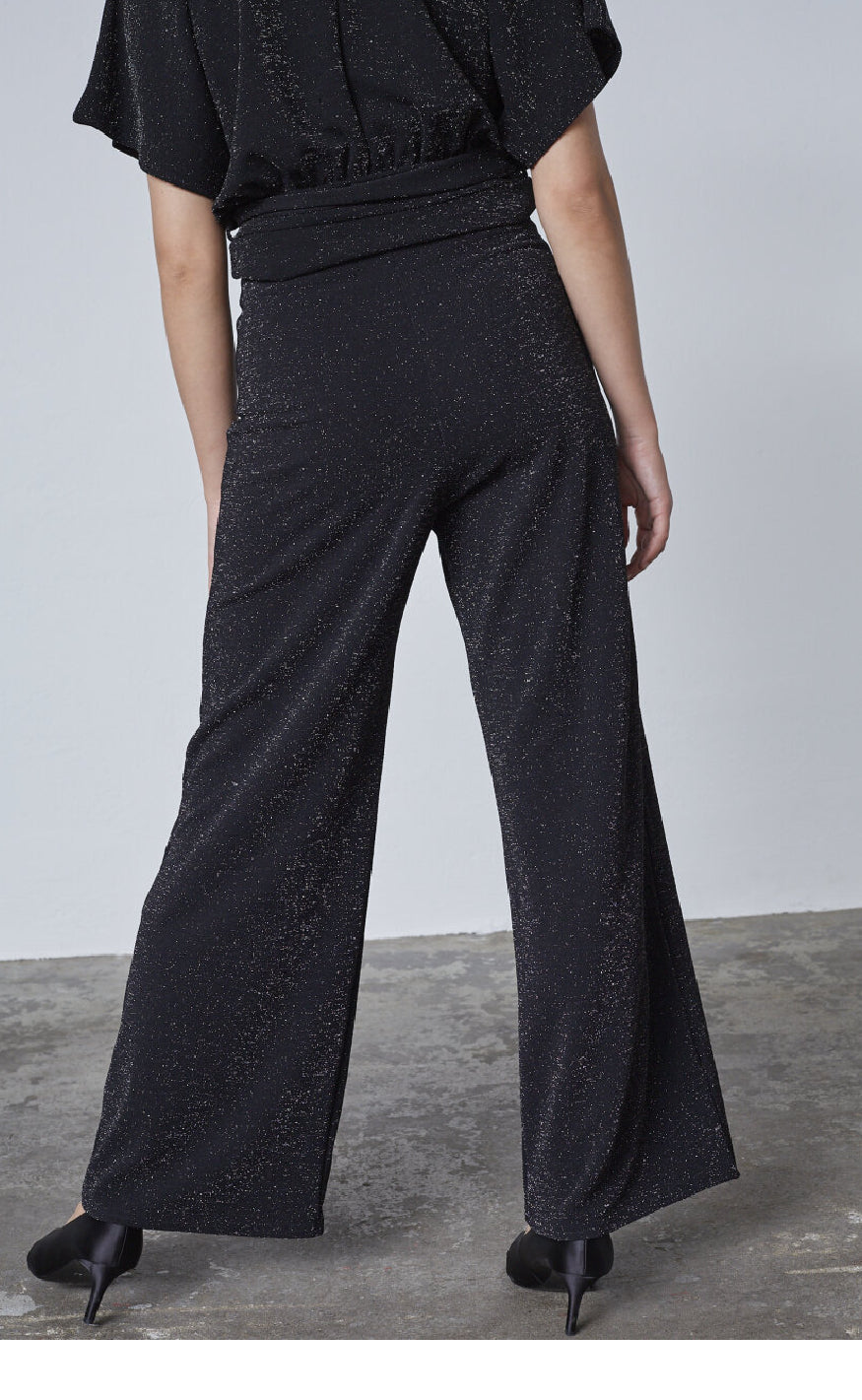 Sisters Point Bukser - Glut-PA5 - Black/Silver