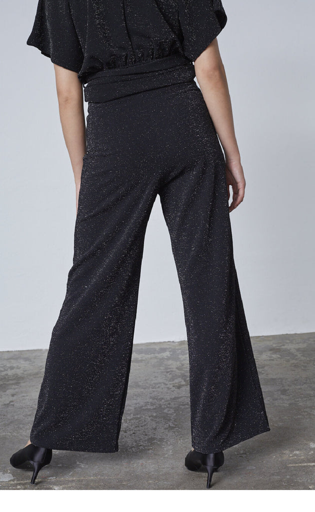 Sisters Point Bukser - Glut-PA5 - Black/Silver