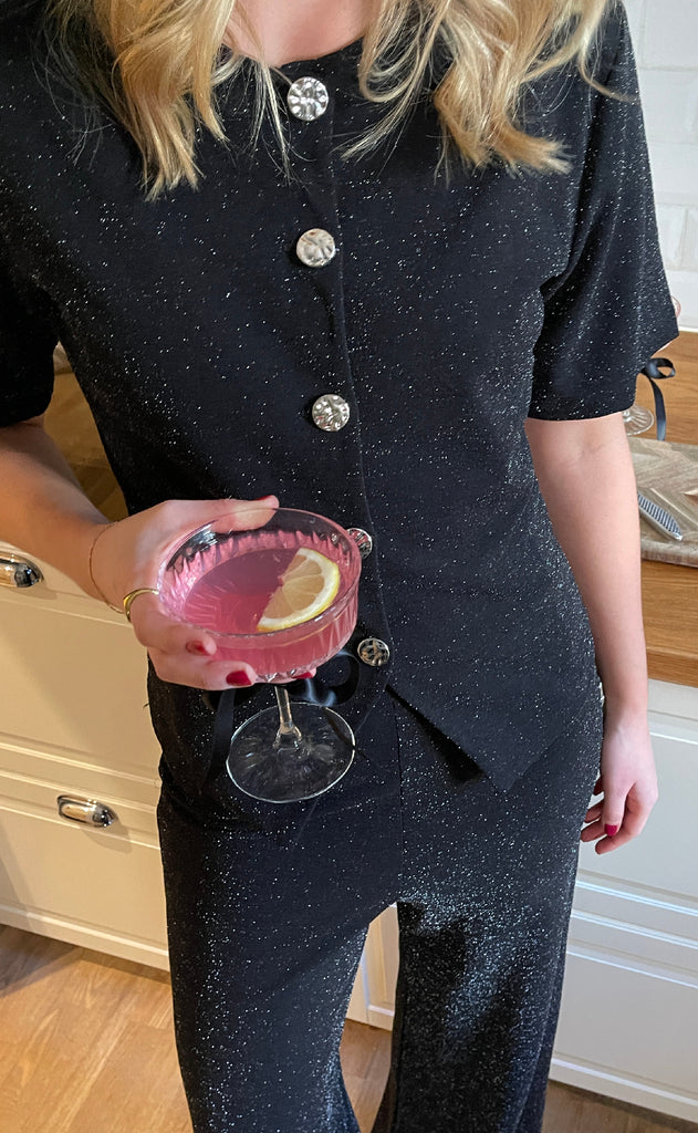 Sisters Point Bukser - Glut-PA5 - Black/Silver