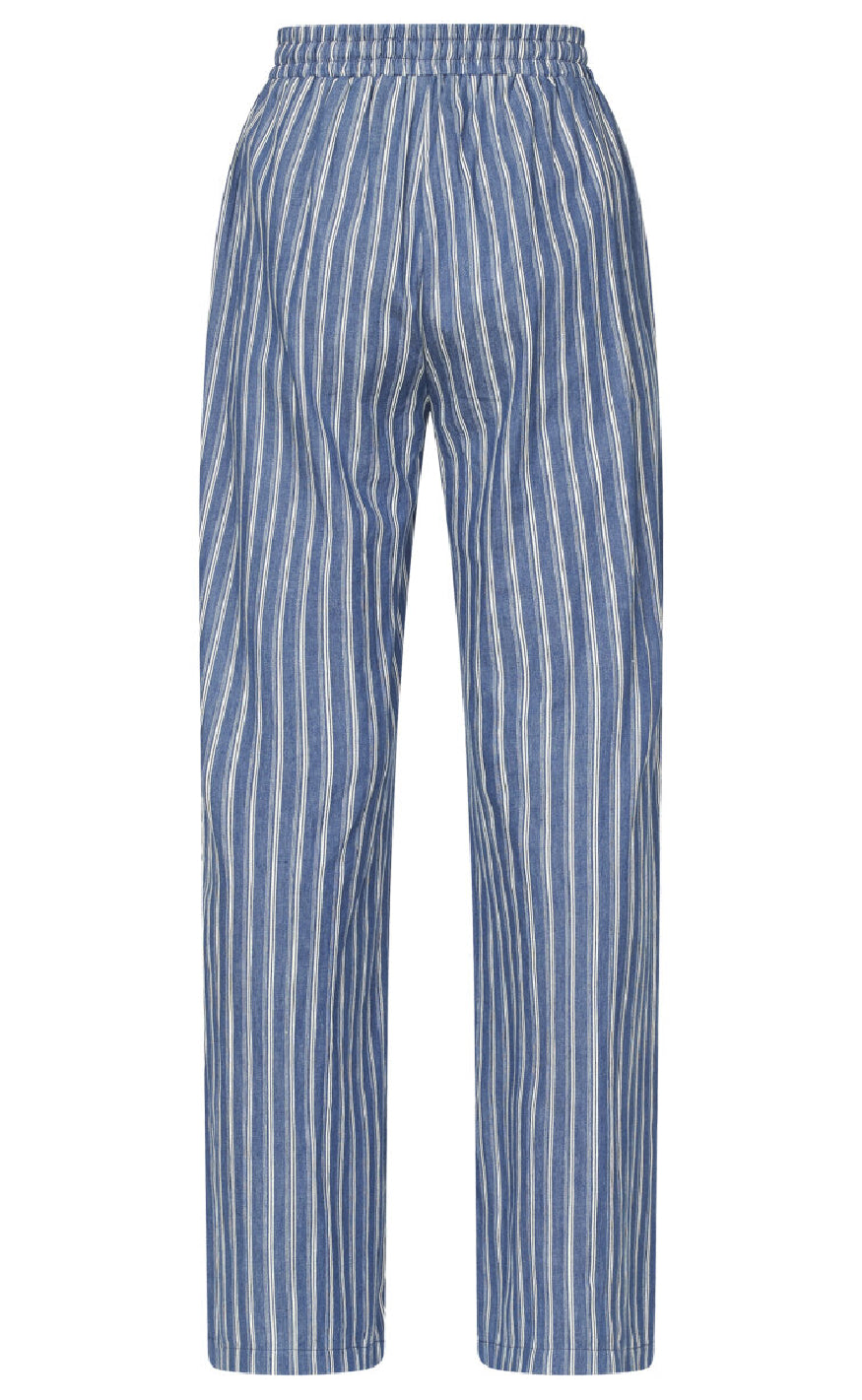 Sisters Point Bukser - Grita-PA - Denim Blue Stripe