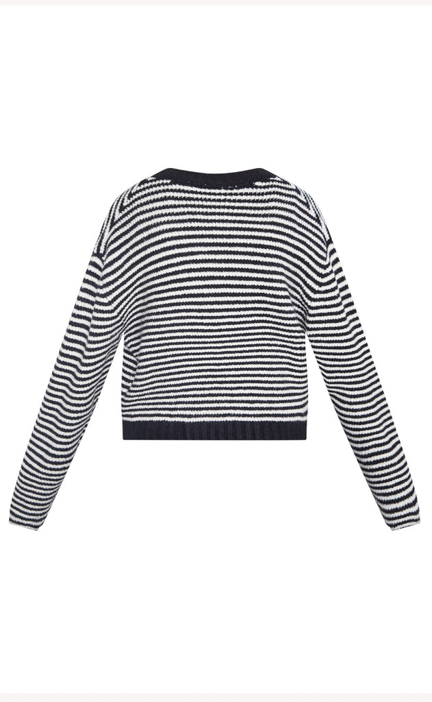 Sisters Point Cardigan - Helva - Black/Cream