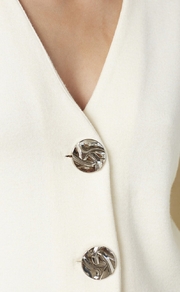 Sisters Point Cardigan - Vitea-CA - Cream