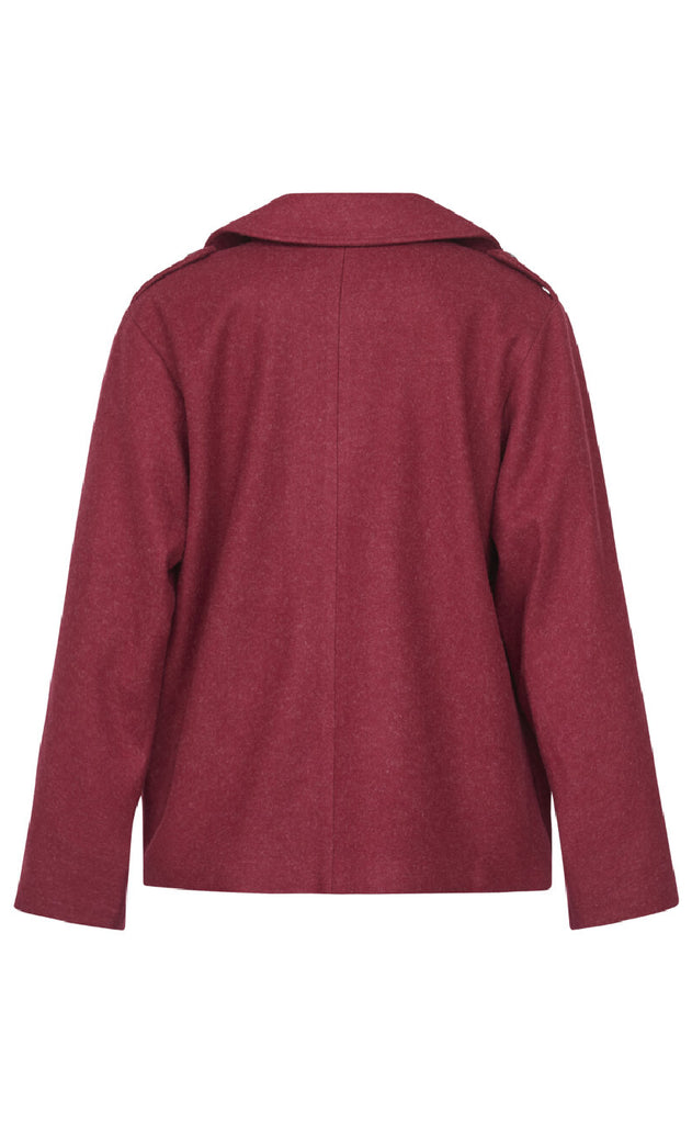 Sisters Point Jakke - Caleb-NEW 2 - Bordeaux Mel.