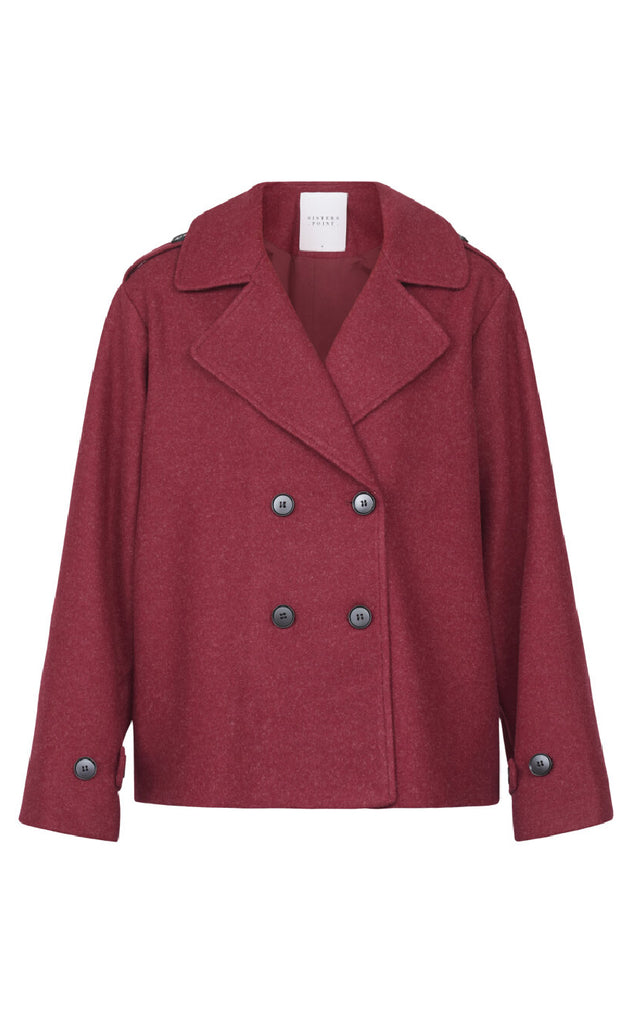 Sisters Point Jakke - Caleb-NEW 2 - Bordeaux Mel.