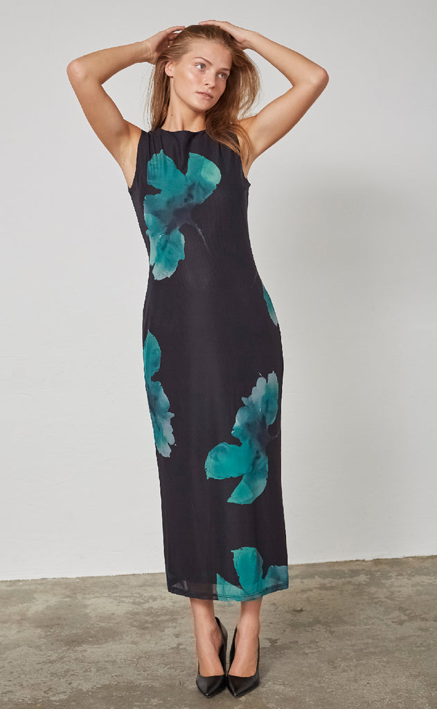 Sisters Point Kjole - Esme-DR13 - Green Flower