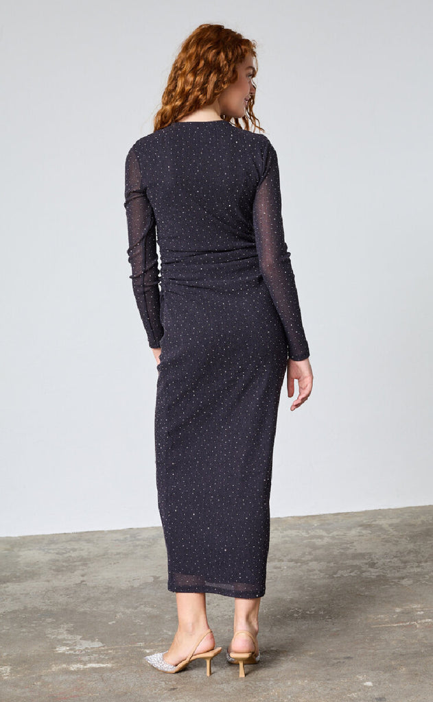 Sisters Point Kjole - Esme-DR.LS11 - Black/Silver