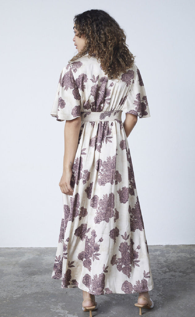 Sisters Point Kjole - Gisela-DR20 - Bordeaux Flower