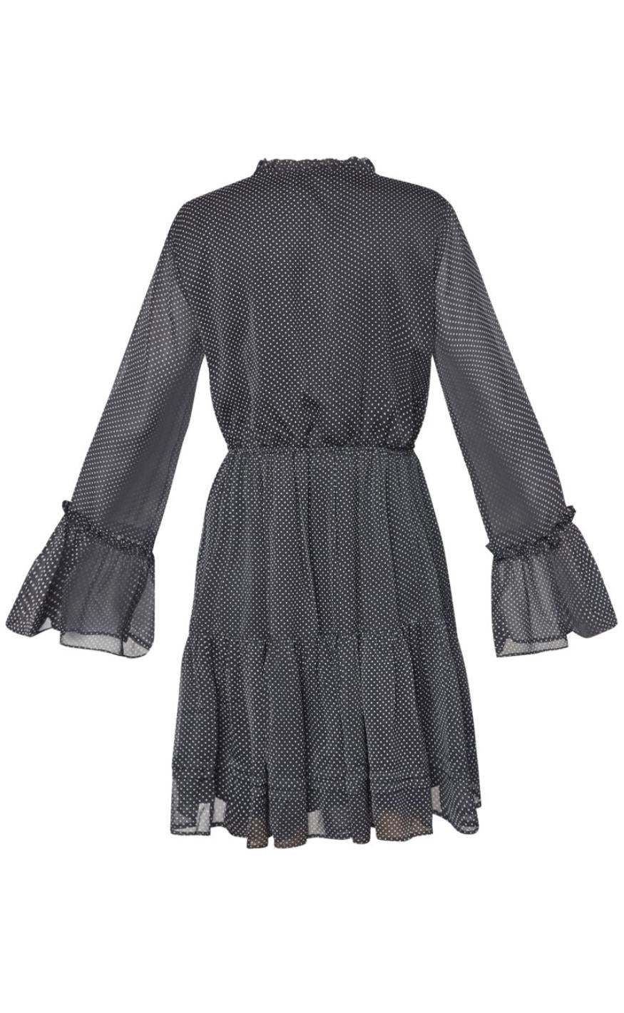Sisters Point Kjole - Ufana-DR1 - Black/Dot
