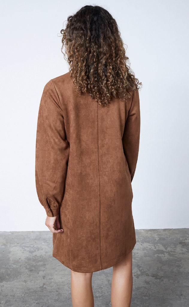 Sisters Point Kjole - Velra-DR.LS - Cognac