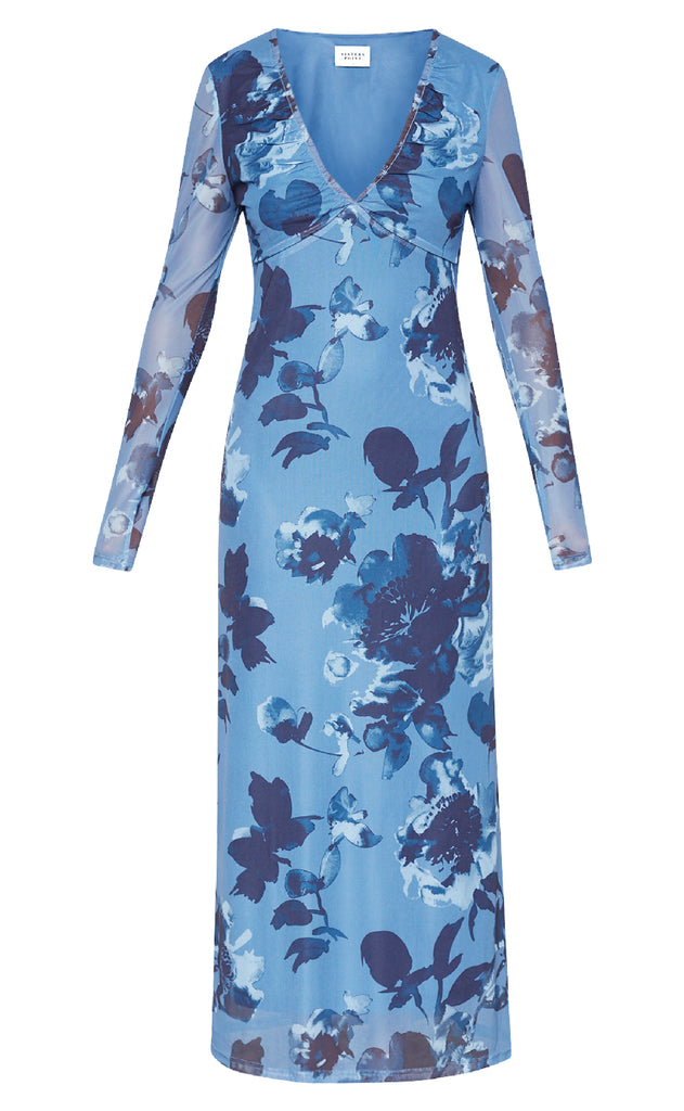 Sisters Point Kjole - Vendis-DR - Blue/Flower