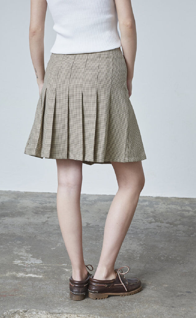 Sisters Point Nederdel - Nope-SK4 - Brown Check