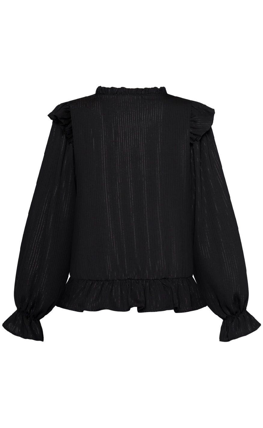 Sisters Point Skjorte - Disko-SH - Black/Black