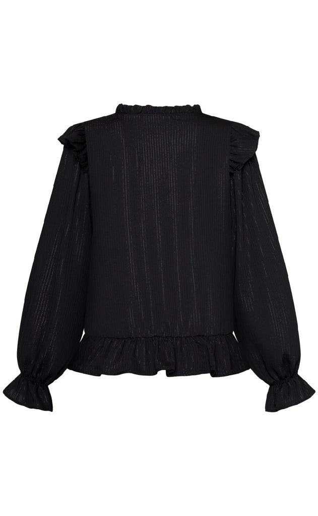 Sisters Point Skjorte - Disko-SH - Black/Black