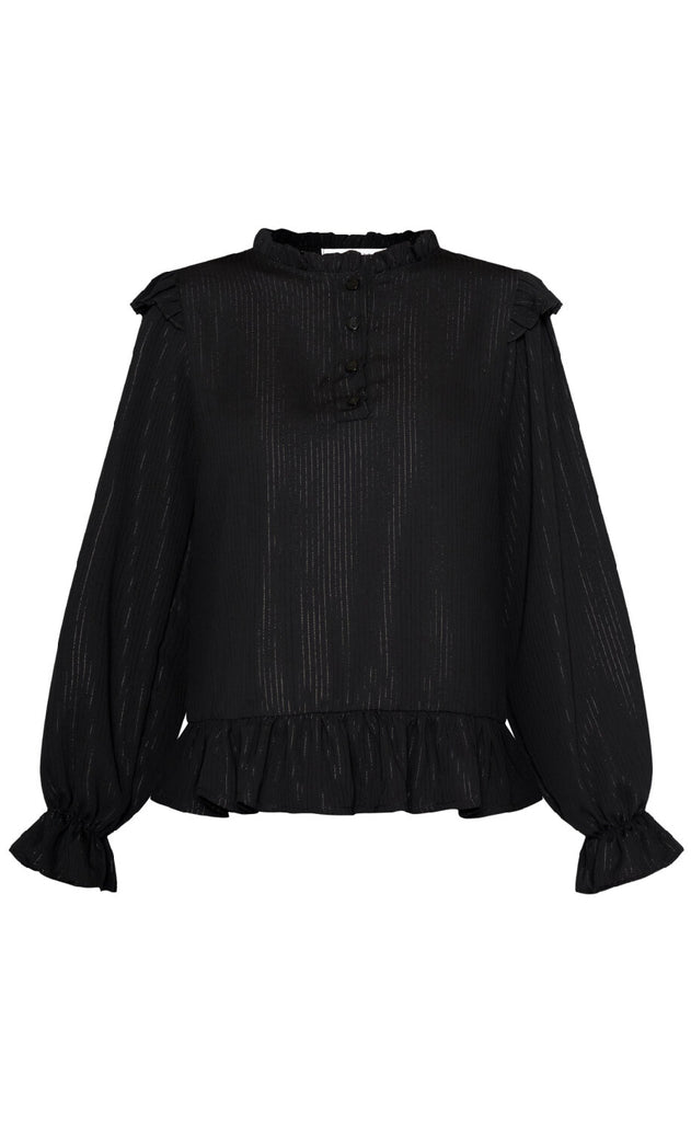 Sisters Point Skjorte - Disko-SH - Black/Black