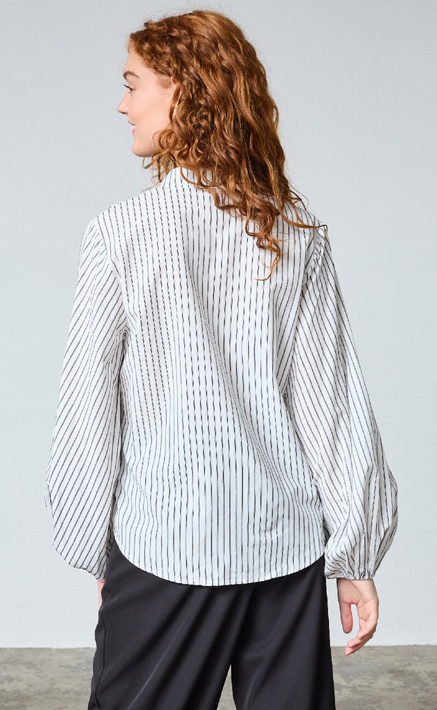 Sisters Point Skjorte - Elasia-SH - White/Black