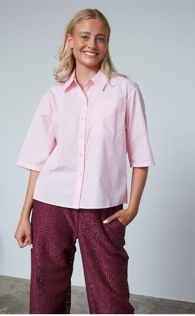 Sisters Point Skjorte - Elesa-SH - Baby Pink