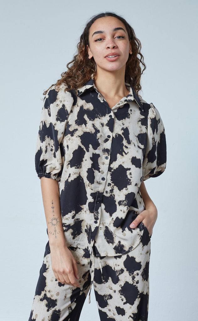 Sisters Point Skjorte- Ella-PA48 - Black/Sand